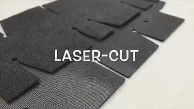 Velcro laser cutting