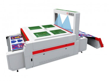 Digital Printing Fabric Laser Cutter para sa Sublimation Clothes