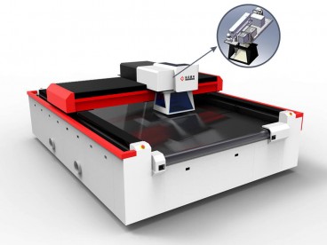Máquina de corte a laser para duto têxtil