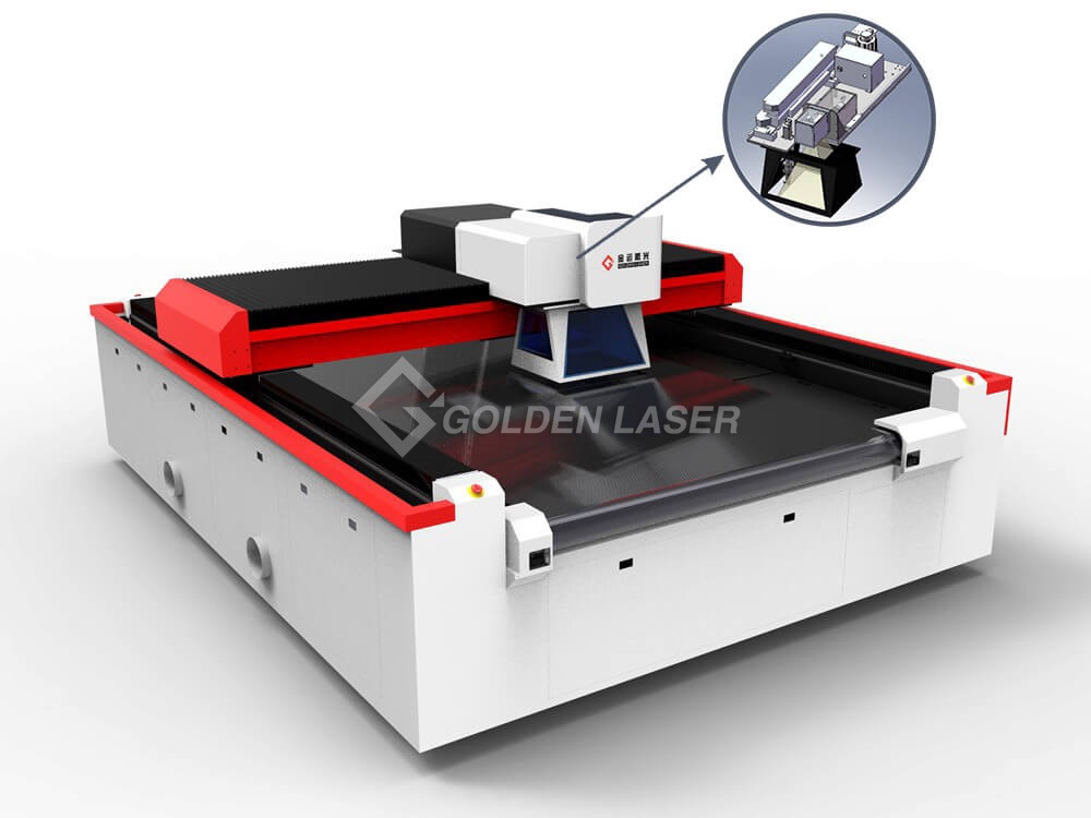 machine de découpe laser pour conduits textiles