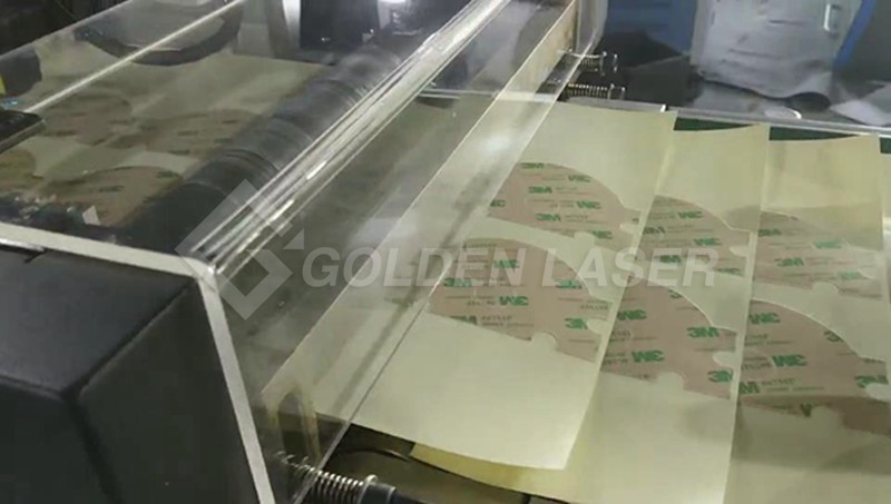 laser cutting 3m tape roll to sheet