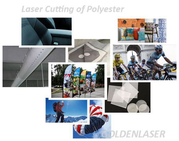 aplicações de corte a laser para tecido de poliéster