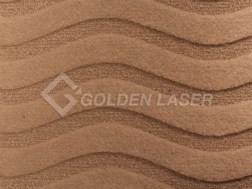 laser engraving synthetic textile