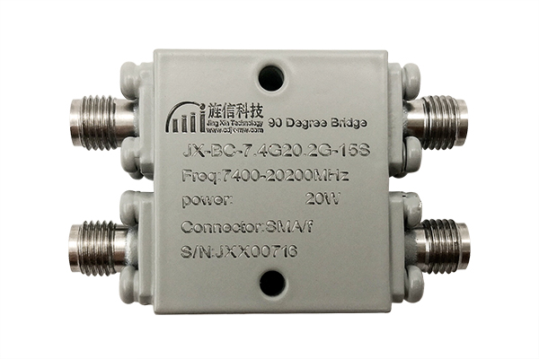 Coupleur hybride 7,4-20,2 GHz 3 dB JX-BC-7.4G20.2G-15S