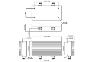 ISOLATOR NF कनेक्टर 380-420MHz लो इन्सर्शन लॉस JX-CI1-380420-60N