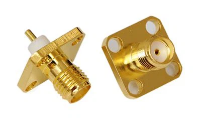 Transmission of RF coaxial connectors
