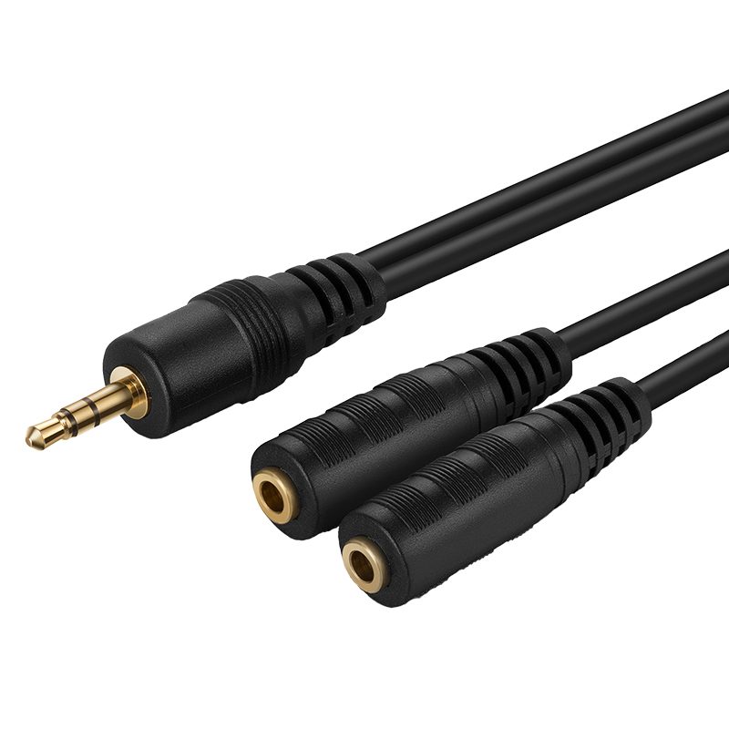 3.5MM Stereo Male to Dual 3.5MM Stereo Female Splitter Cable Featured Image