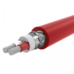 Premium nga Micro Cable 2×0.24mm² Pilak nga adunay sapaw nga Copper 7.0mm