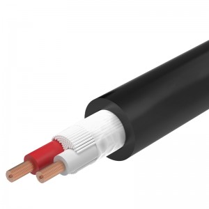 2 Cores Twisted Speaker Cable 2X2,5MM2, PVC, OD10,0MM