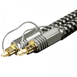 Cable de audio óptico para subwoofers