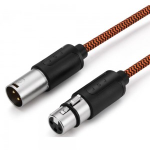 3 Pin XLR Male to Female Pro Microphone Cable