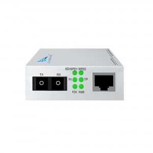 2-port 10/100M WDM Media Converter （Single-mode Dual-fiber SC）