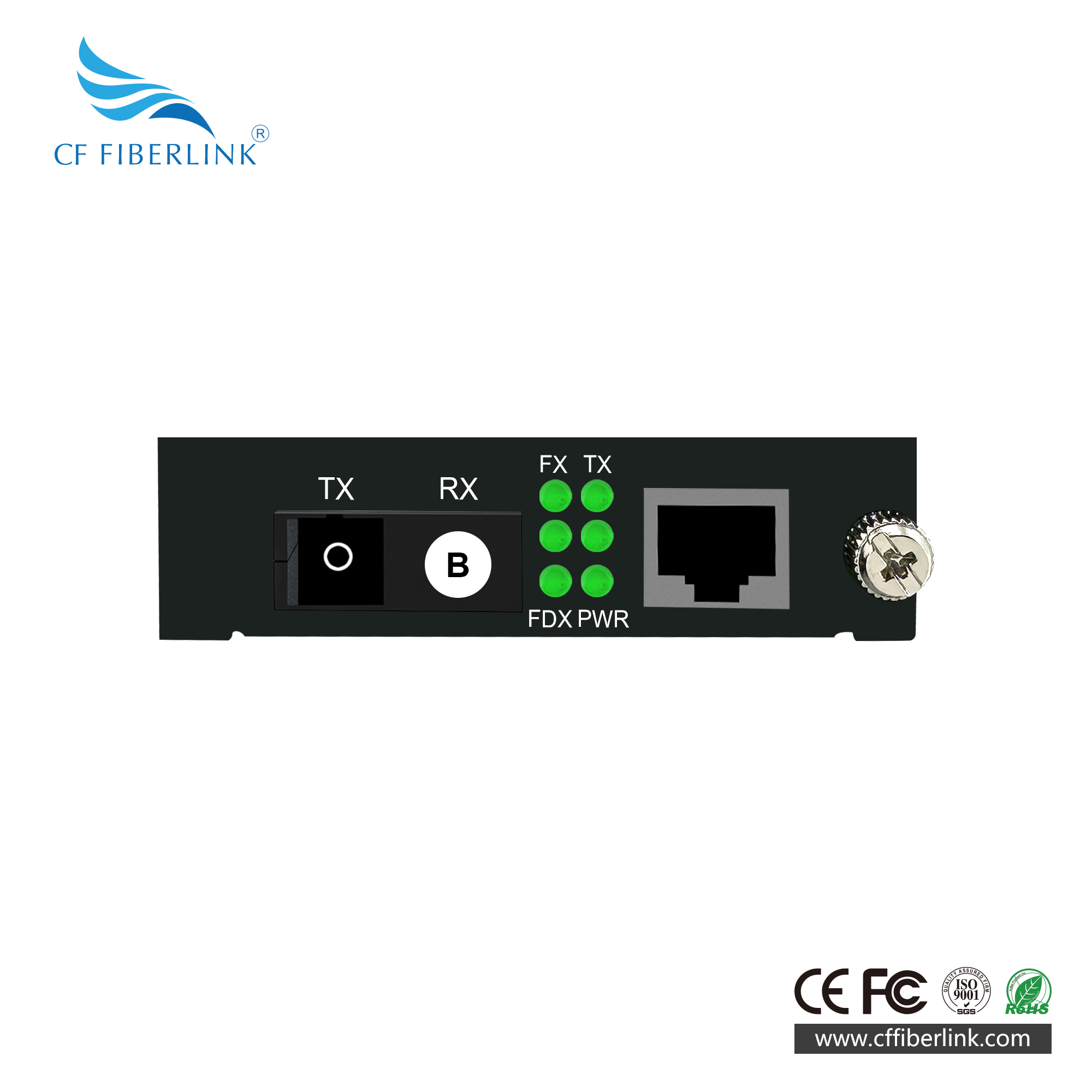2-port 10/100/1000M WDM Media Converter （Single-mode Single-fiber SC）
