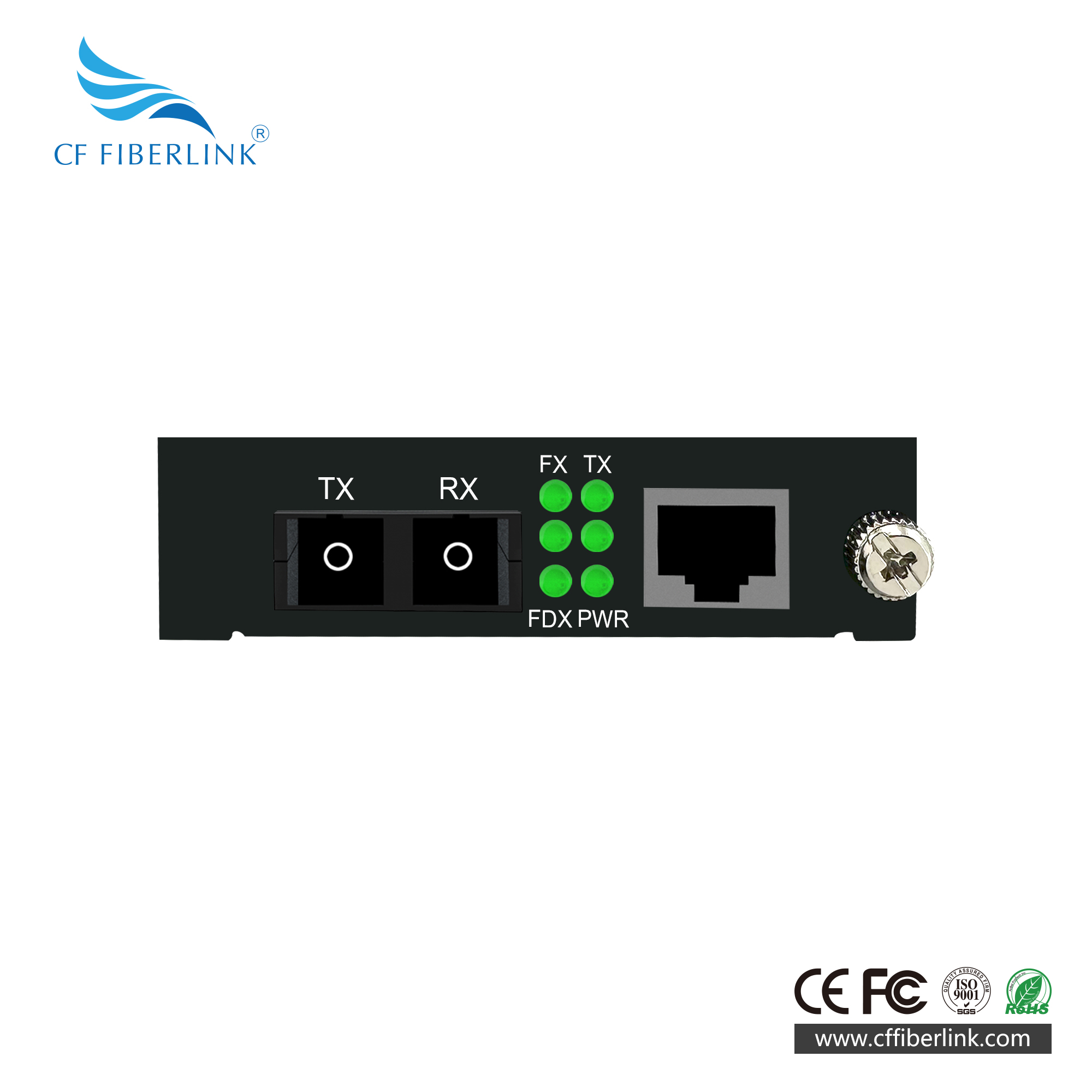 2-port 10/100/1000M  Media Converter （multi-mode Dual-fiber SC）