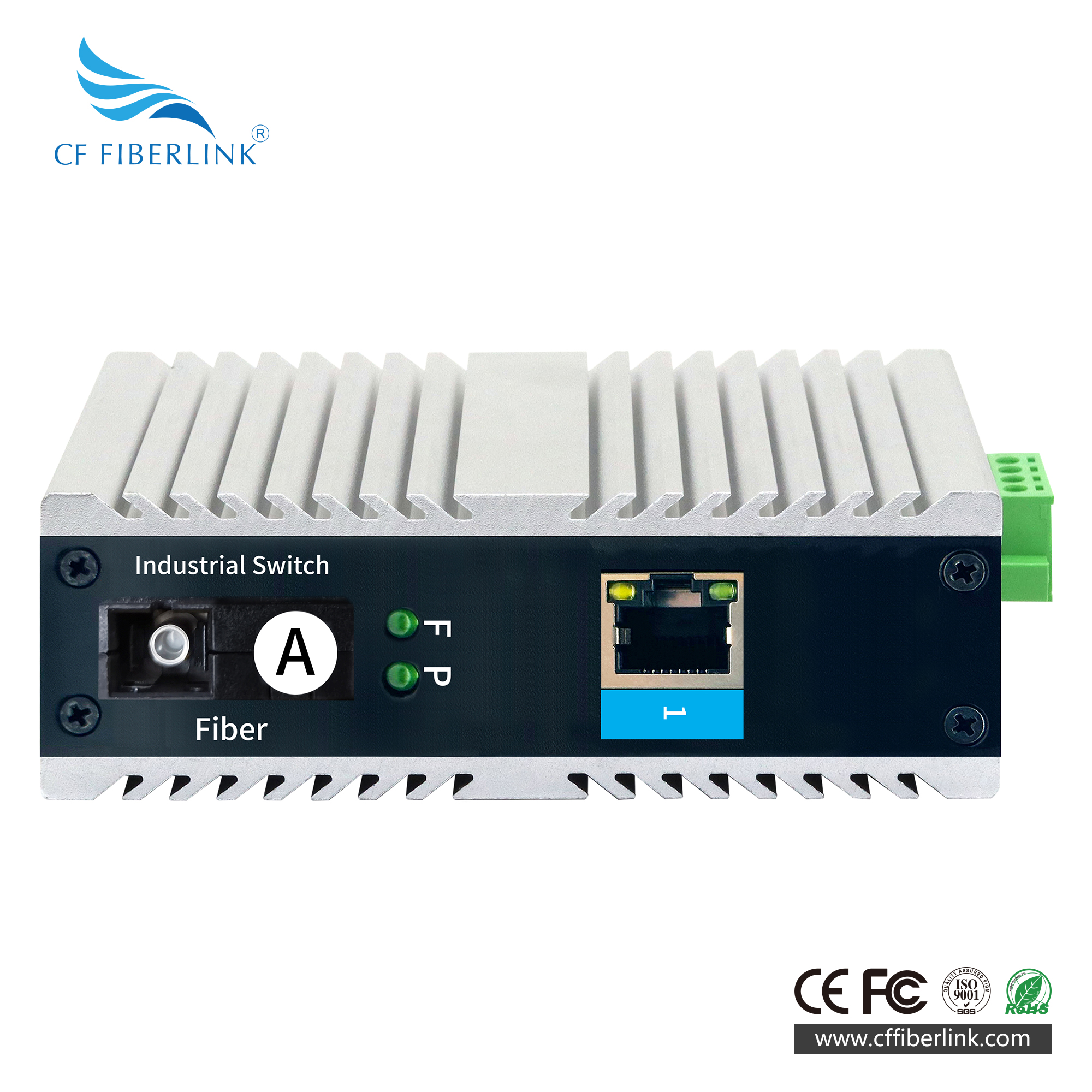 2-port 10/100/1000M Industrial Ethernet Switch