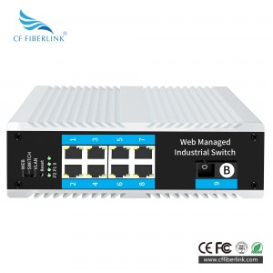 9-port 10/100/1000M Industrial Ethernet  Switch