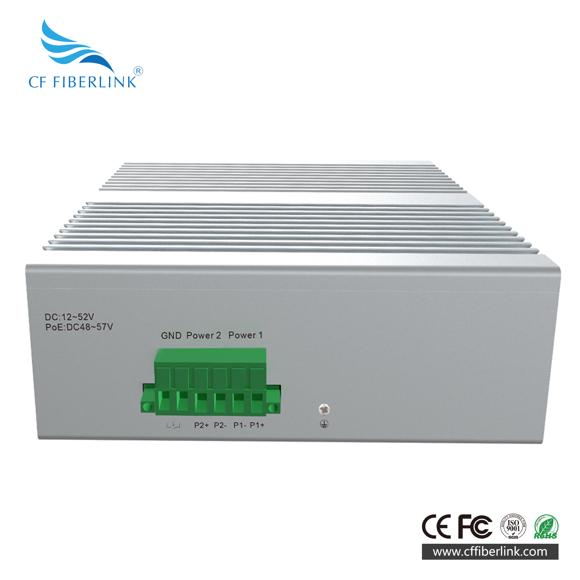 6-port 10/100M/1000M L2+ Managed Industrial Ethernet Switch