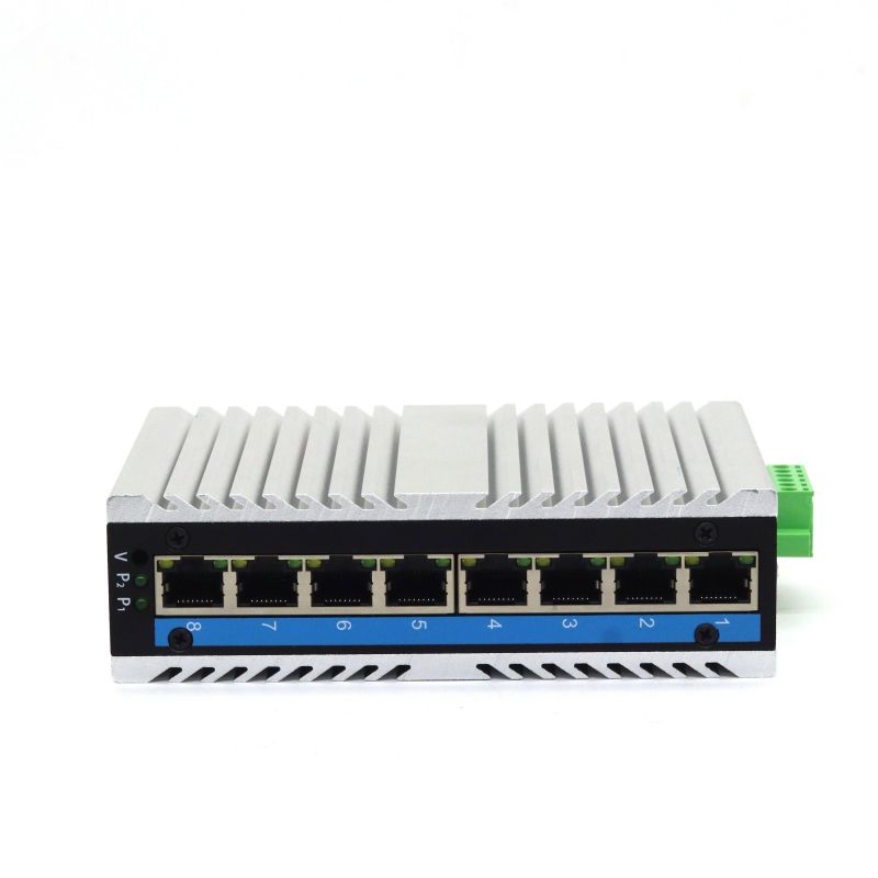 Industrial Ethernet switch 8-port Gigabit Ethernet switch manufacturer