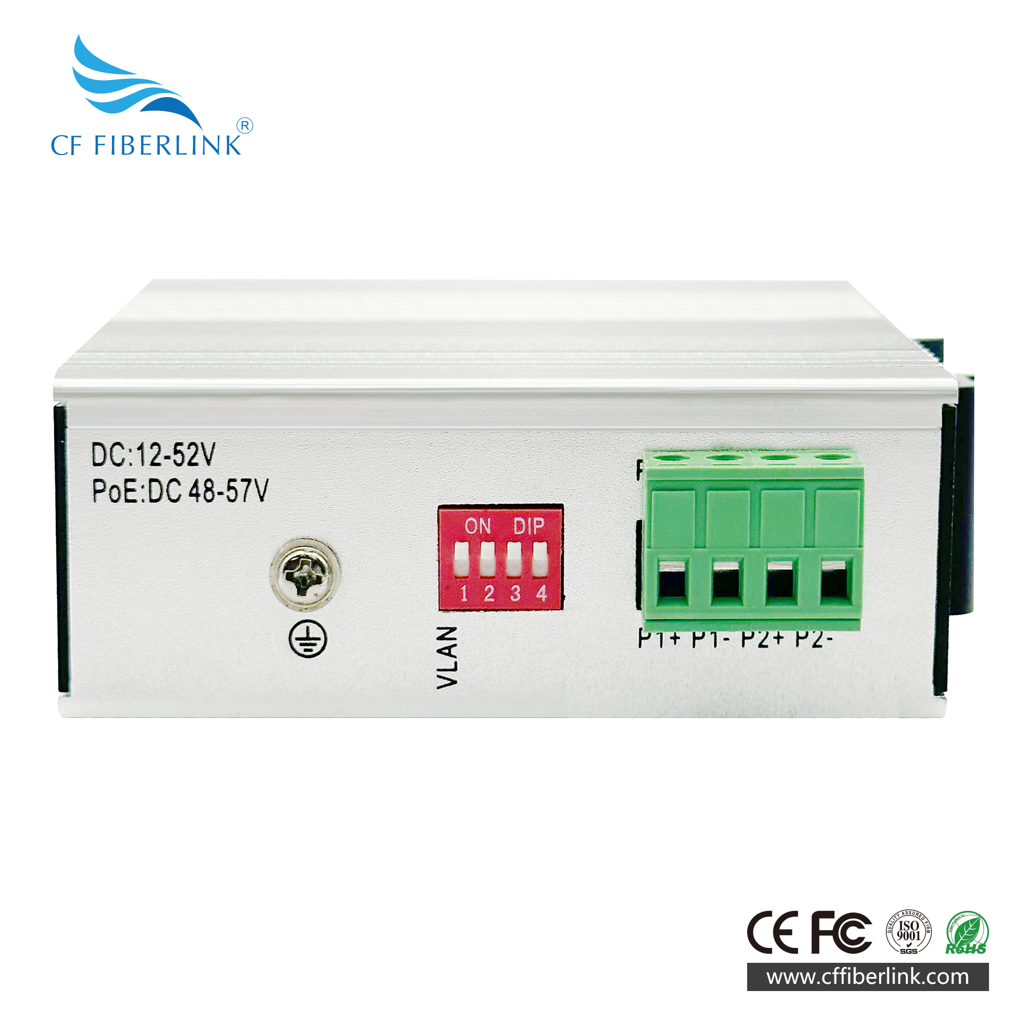 2-port 10/100M Industrial Ethernet Switch