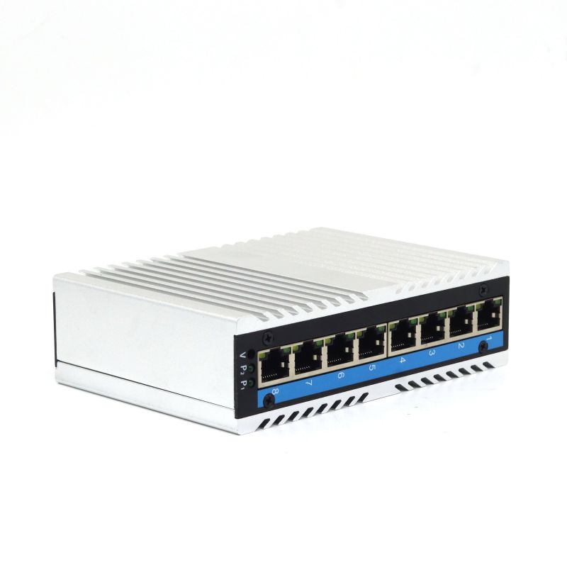 Industrial Ethernet switch 8-port Gigabit Ethernet switch manufacturer