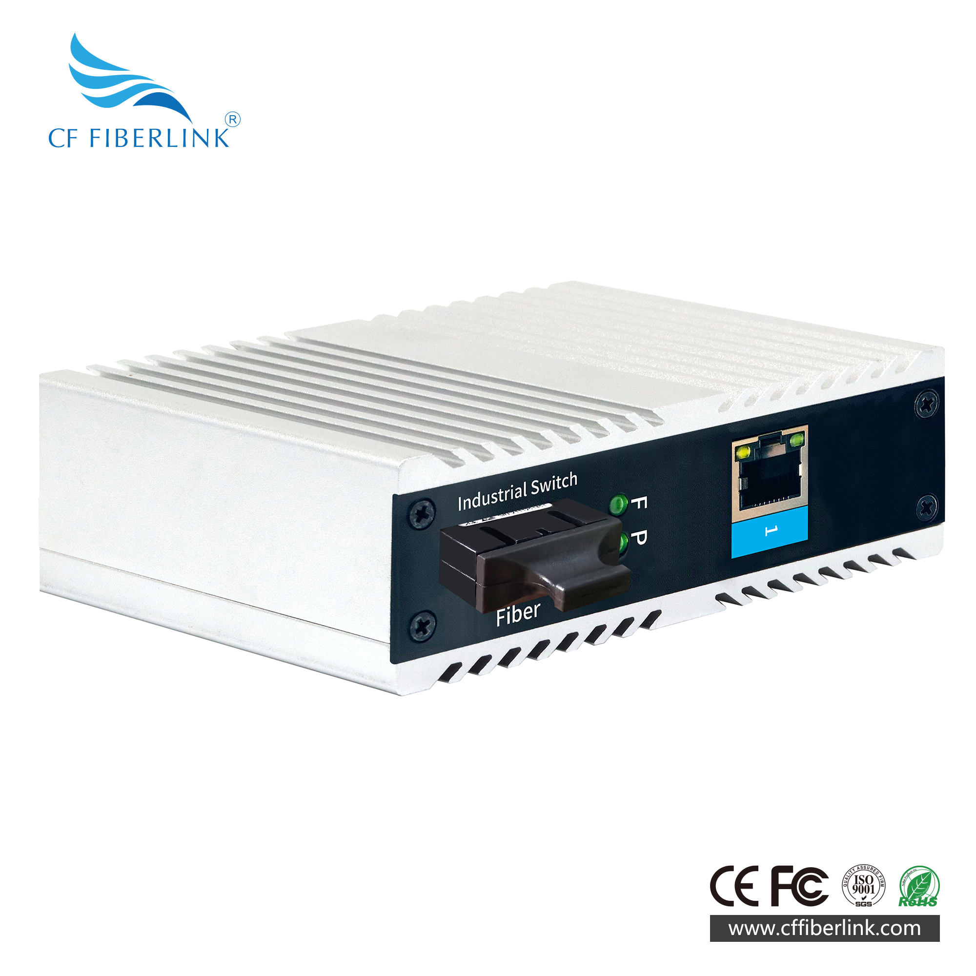 2-port 10/100/1000M Industrial Ethernet Switch