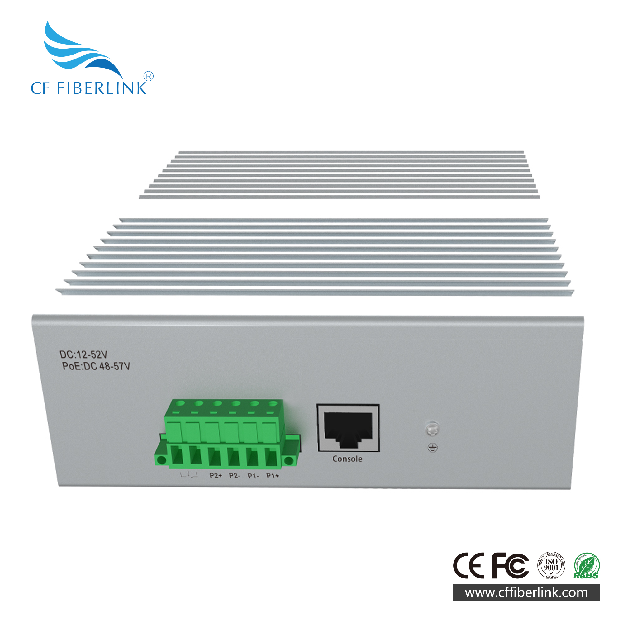16-port 10/100M/1000M  L2+  Managed Industrial Ethernet Switch