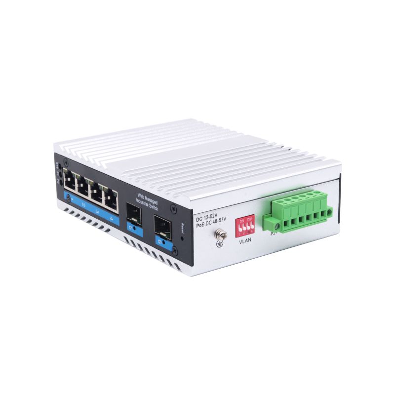 WEB network management full gigabit 2 light 4 electricity Industrial Ethernet, and the switches