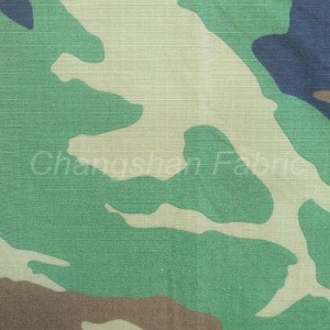 Inferred Ray Invisable Cotton-PES vojenská maskovacia tkanina
