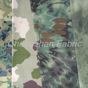 Factory For 100%Cotton Dyed Enzyme Wash Jeans Fabric - Antimosquito Military Camo – Changshanfabric
