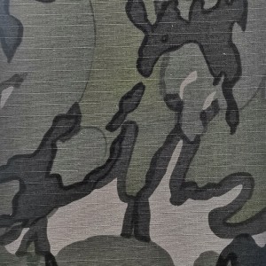 POLYAMIDE COTTON RIBSTOP CAMOUFLAGE FABARIC