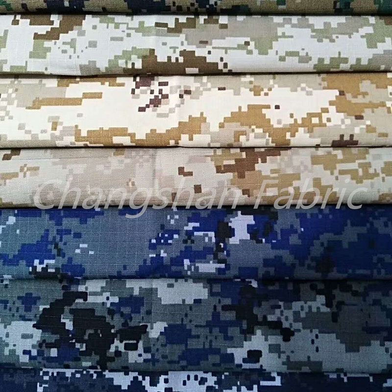 Factory source Polyester/Cotton Teflon Camouflage -
 C90N10 Irr Fabric – Changshanfabric