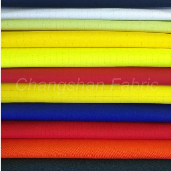 Stretched Pa Cotton Antistatic Workwear Fabric x