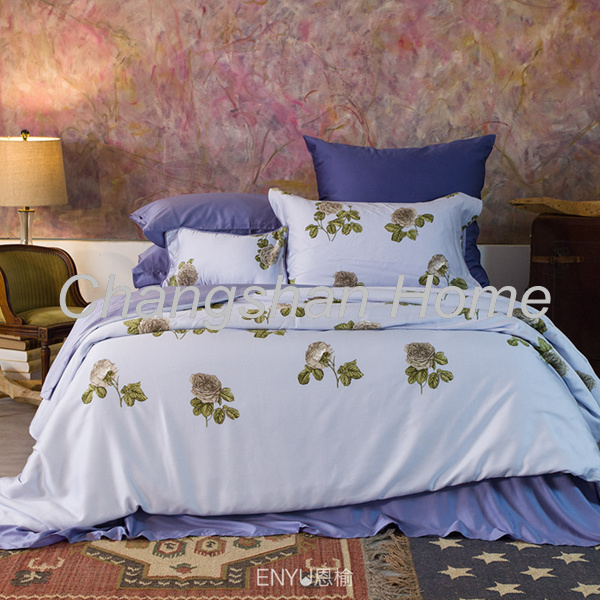 Good quality 100% Hemp Fabric Used For Garment -
 100% tencel satin printed bedding sets 9 pieces – Changshanfabric