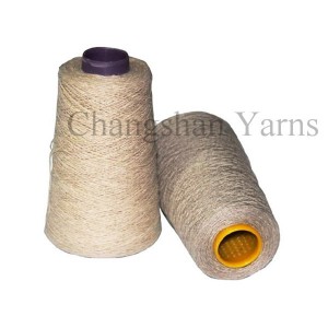 Factory best selling 100% Compact Spinning Cotton Yarn In Dyed - 100% Organic Linen Yarn for Weaving in Natural Color – Changshanfabric