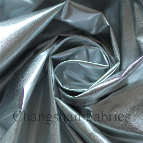 Free sample for Carded Cotton -
 Polyester NylonCotton Coated Silver Plating Fabric for Outdoor and Fashion Garment – Changshanfabric