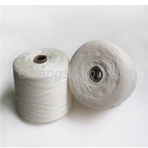 100% Organic Linen Yarn For Weaving in Raw White