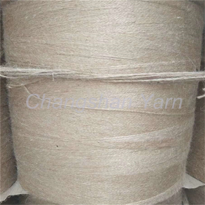 100% Organic Linen Yarn for Weaving in Natural Color