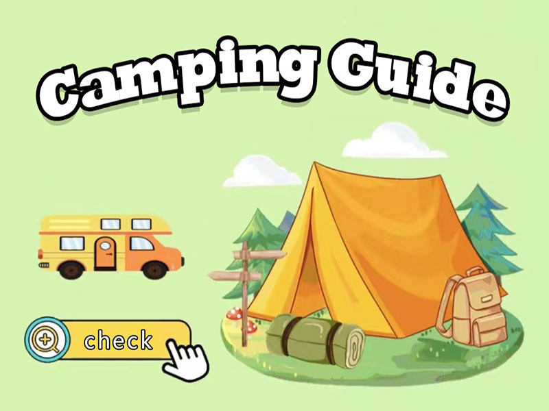 Hard to get good food when camping？ No！ Please check the new camping guide.