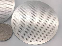 laser drilling stainless coffee filter