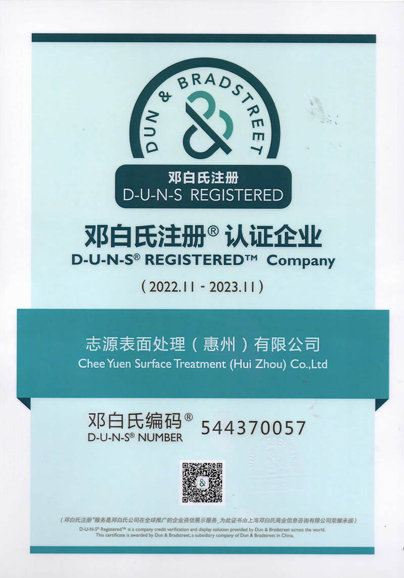 D-U-N-S certification