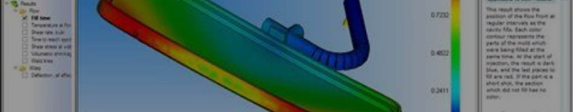 Moldflow analysis picture 1