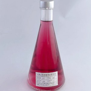 Großhandel hochwertige 500ml 16OZ klare Weinglasflasche für Spirit Classic mit langem Hals Form Whisky Vodak Rum Flaschen