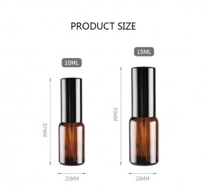10ml 15ml 20ml 30ml 50ml 100ml Wholesale Matte Frosted amber EssentialHair Oil Glass Bottle Cosmetic With Pump
