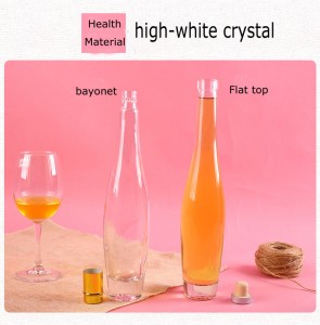 175ml 275ml bowling ball shaped frosted transparent ice juice beer glass bottle with cork