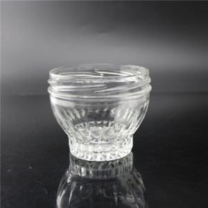 linlang shanghai factory direct sale super flint glass jar caviar with tinplate cap
