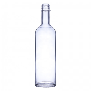 Ampolles de licor de vodka de rom de 750 ml Ampolla de vidre d'alcohol amb tapes de rosca