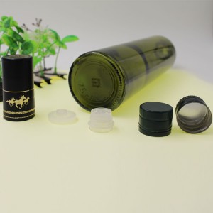 Charming 250ml 500ml 750ml 1000ml Container Cylindrical Glass Olive Oil Bottle