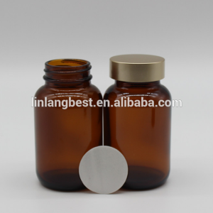 China manufacturer recyclable airless pharmaceutical amber glass bottle