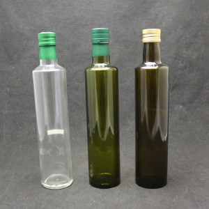 Different Container Cylindrical Glass Olive Oil Bottle