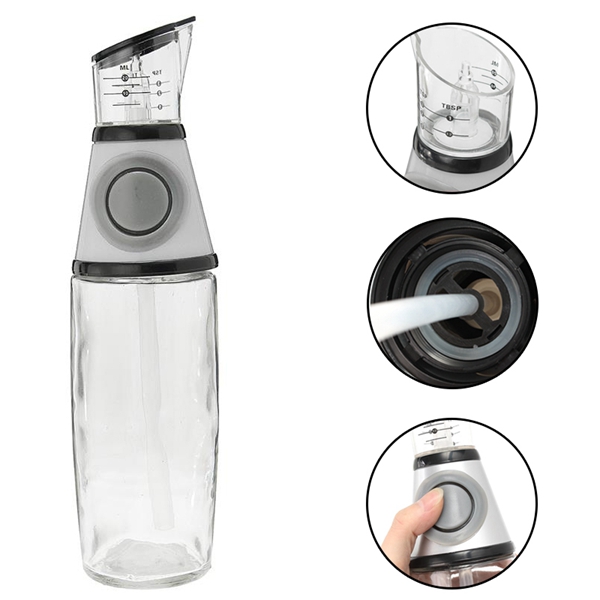 Manufactur standard Glass Empty Oral Liquid Bottle - Dispenser Bottle 250ML Olive Transparent Square Oil Glass Bottle – Linlang